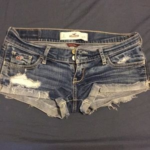 Hollister jean shorts